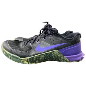 Nike Metcon 2 Black Purple‎ Hasta Men Sneakers Size 6 Training Shoes
